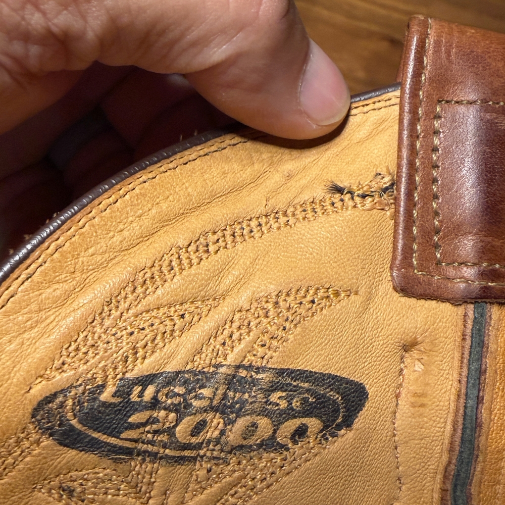Lucchese Tan Ostrich Leather Western Boots - Picture 5 of 15